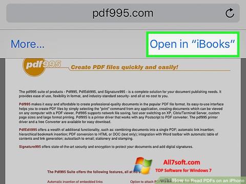 Снимка на екрана Pdf995 за Windows 7