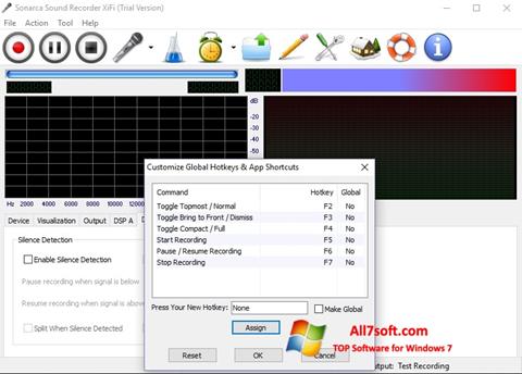 Снимка на екрана Absolute Sound Recorder за Windows 7
