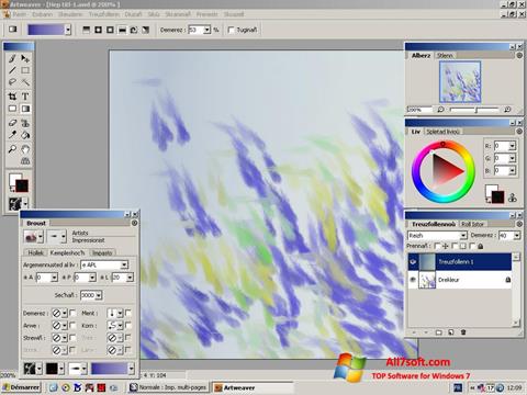 Снимка на екрана Artweaver за Windows 7