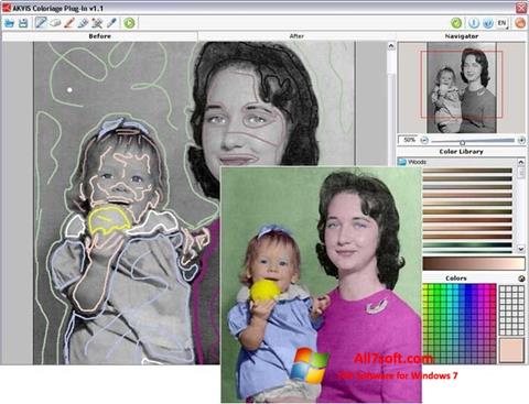 Снимка на екрана AKVIS Coloriage за Windows 7