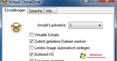 Снимка на екрана Virtual CloneDrive за Windows 7