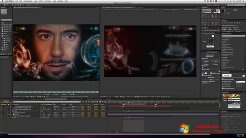 Снимка на екрана Adobe After Effects за Windows 7