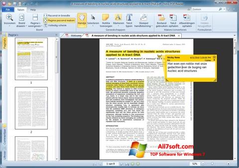 Снимка на екрана Nitro PDF Reader за Windows 7