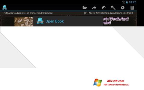 Снимка на екрана AlReader за Windows 7