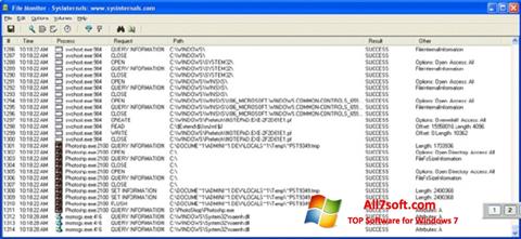 Снимка на екрана FileMon за Windows 7