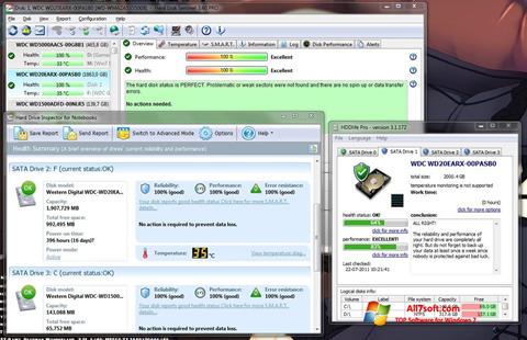 Снимка на екрана HDD Health за Windows 7