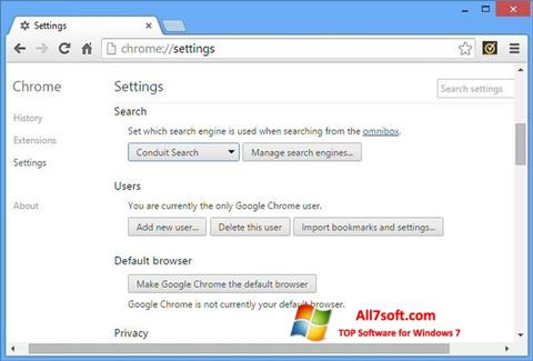 Снимка на екрана Chrome Cleanup Tool за Windows 7