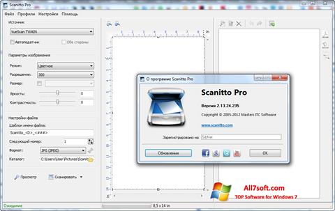 Снимка на екрана Scanitto Pro за Windows 7