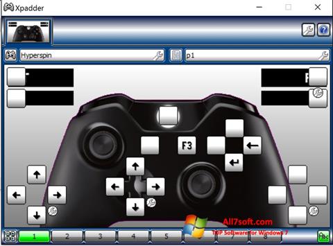 Снимка на екрана Xpadder за Windows 7
