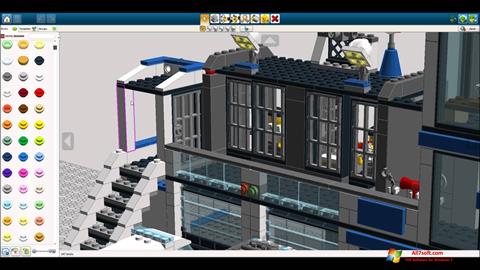 Снимка на екрана LEGO Digital Designer за Windows 7