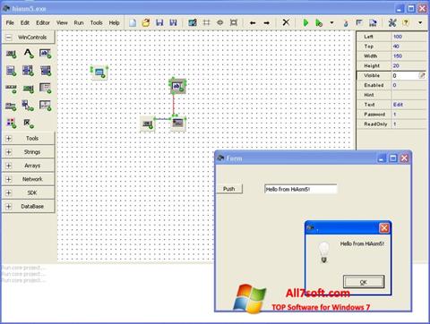 Снимка на екрана HiAsm за Windows 7