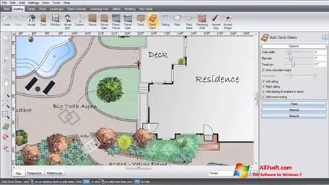 Снимка на екрана Realtime Landscaping Architect за Windows 7