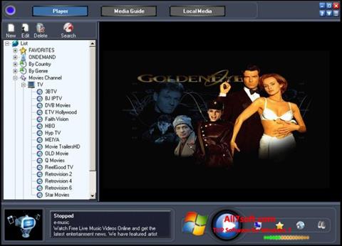 Снимка на екрана Online TV Live за Windows 7