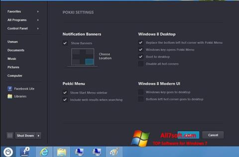 Снимка на екрана Pokki за Windows 7