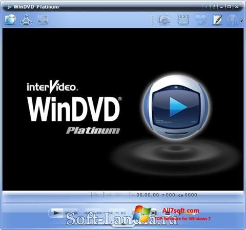 Снимка на екрана WinDVD за Windows 7