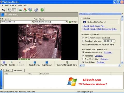 Снимка на екрана WebCam Monitor за Windows 7