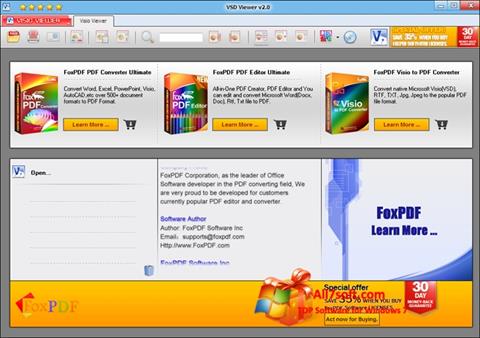 Снимка на екрана VSD Viewer за Windows 7