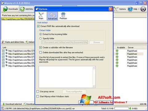 Снимка на екрана Mipony за Windows 7