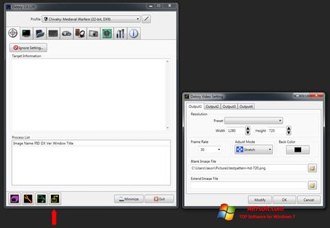 Снимка на екрана Dxtory за Windows 7