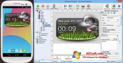 Снимка на екрана XWidget за Windows 7