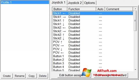 Снимка на екрана JoyToKey за Windows 7