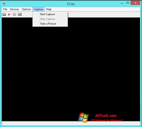 Снимка на екрана ECap за Windows 7
