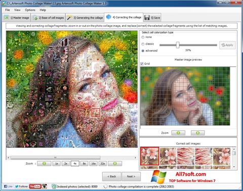Снимка на екрана Photo Collage Maker за Windows 7