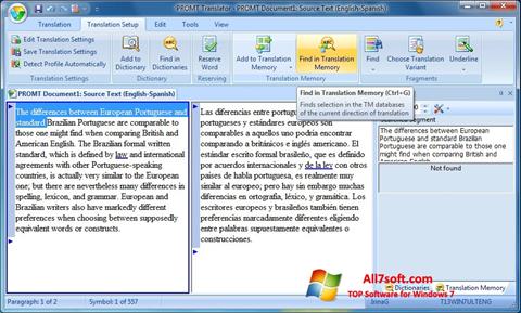 Снимка на екрана PROMT за Windows 7