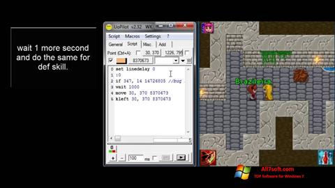 Снимка на екрана UoPilot за Windows 7