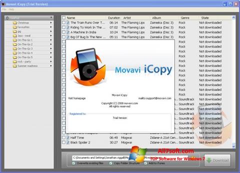Снимка на екрана iCopy за Windows 7