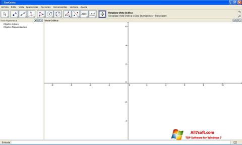 Снимка на екрана GeoGebra за Windows 7