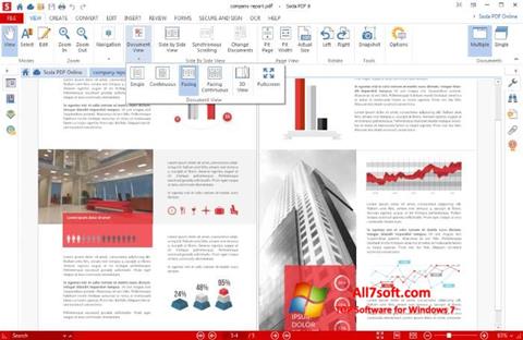 Снимка на екрана Soda PDF за Windows 7