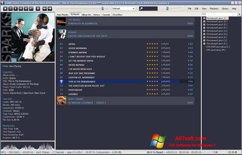 Снимка на екрана Foobar2000 за Windows 7