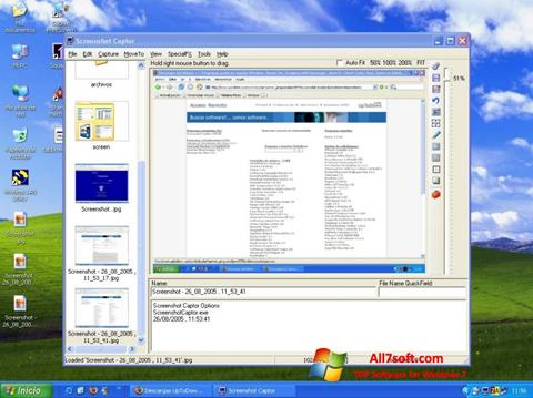 Снимка на екрана Screenshot Captor за Windows 7