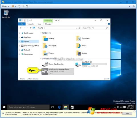 Снимка на екрана Virtual CD за Windows 7