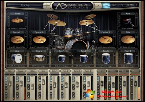 Снимка на екрана Addictive Drums за Windows 7