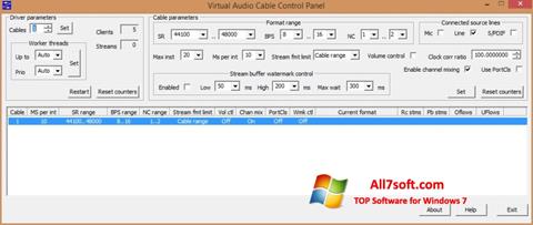 Снимка на екрана Virtual Audio Cable за Windows 7
