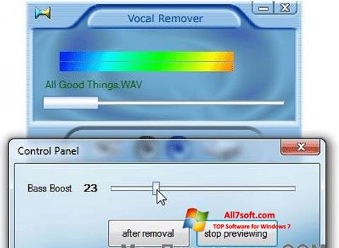 Снимка на екрана Yogen Vocal Remover за Windows 7