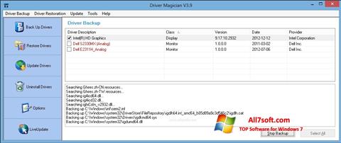 Снимка на екрана Driver Magician за Windows 7