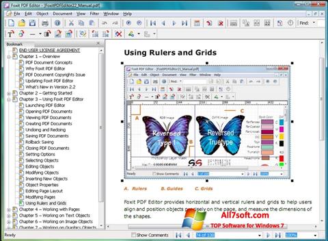 Снимка на екрана Foxit Advanced PDF Editor за Windows 7
