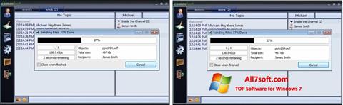 Снимка на екрана CommFort за Windows 7