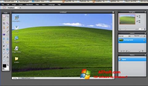 Снимка на екрана LightShot за Windows 7