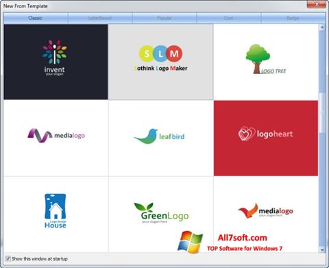 Снимка на екрана Sothink Logo Maker за Windows 7
